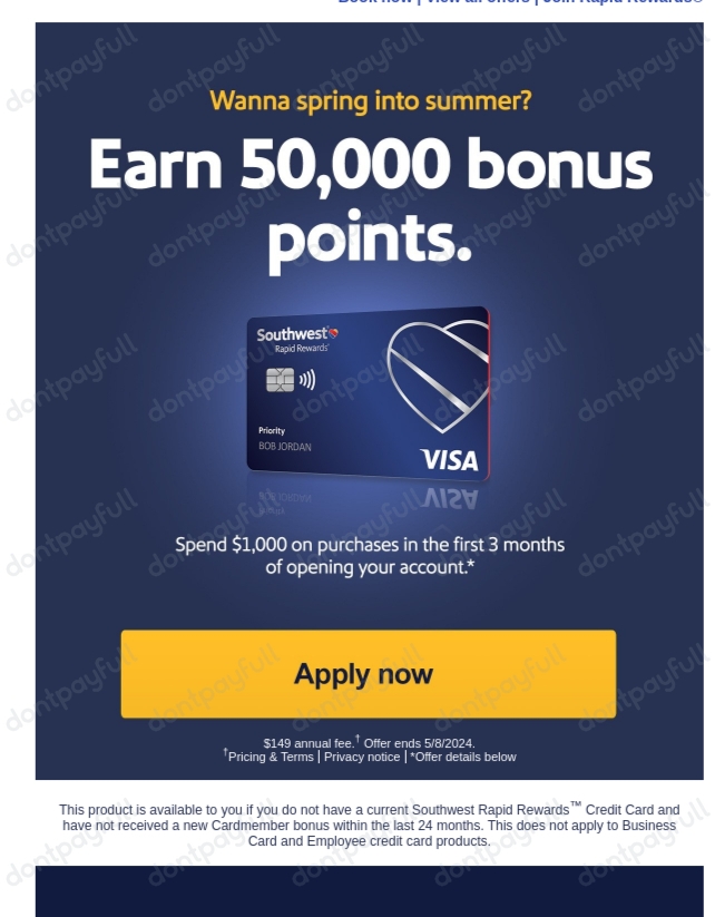 50 Off Southwest Airlines PROMO CODE ⇨ May 2024