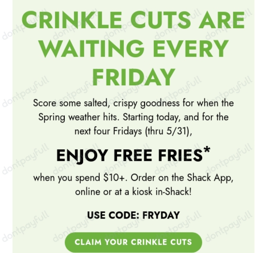 20 Off Shake Shack Coupon, Promo Codes May 2024