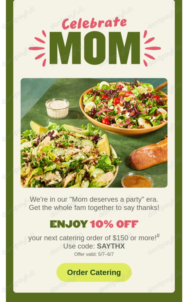 50% Off Panera Bread Promo Code, Coupons - May 2024