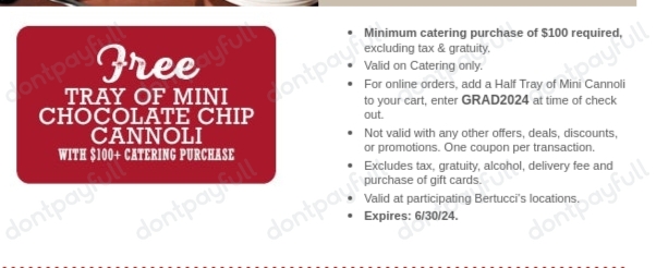 $20 Off Bertucci's COUPON ⇨ (10 ACTIVE) June 2024