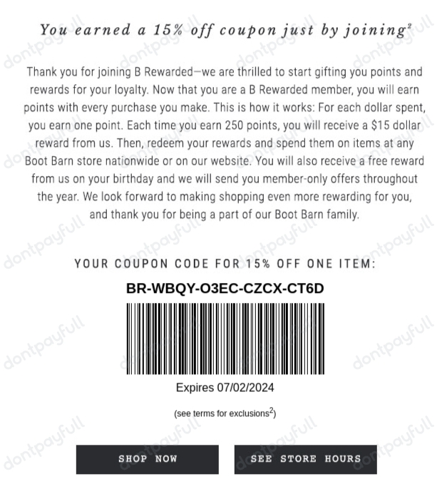 75 Off Boot Barn Coupon, Coupon Codes June 2024