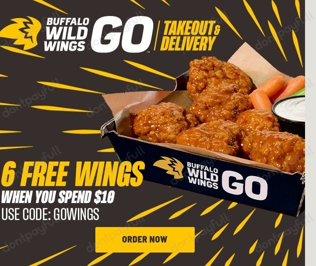 8 Off Buffalo Wild Wings Promo Code, Coupons Aug 2024