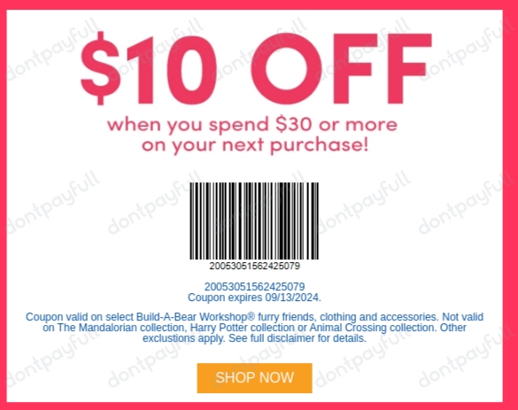 50% Off Build-A-Bear Coupon, Promo Codes - August 2024