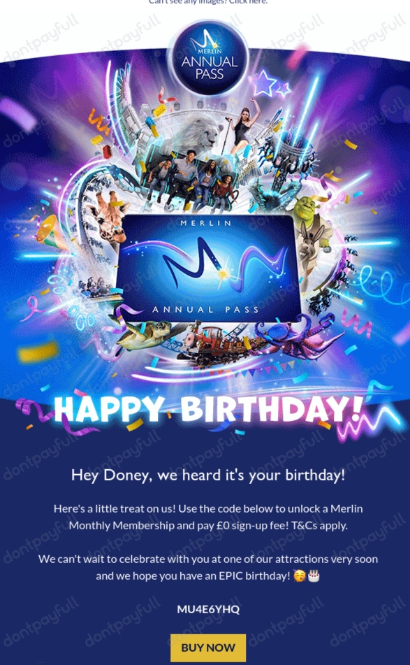 23% Off Merlin Pass Discount Codes - December 2024