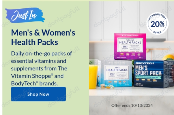 Vitamin Shoppe Coupons - 25% Off Coupon Codes Oct. 2024