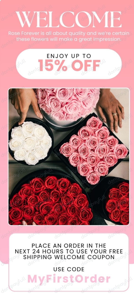 Rose Forever Coupons October 2024 Coupon & Promo Codes