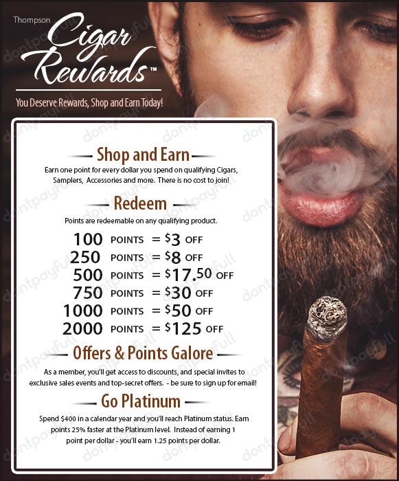 73 Off Thompson Cigar COUPONS ⇨ September 2024